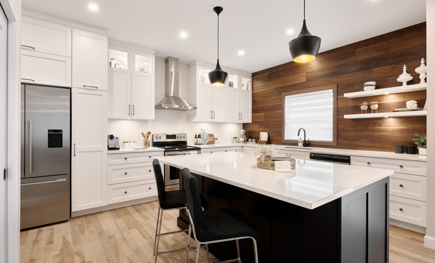 Cabico | Custom Cabinetry | White cabinets in nice modern kitchen | SJT Sales & Marketing